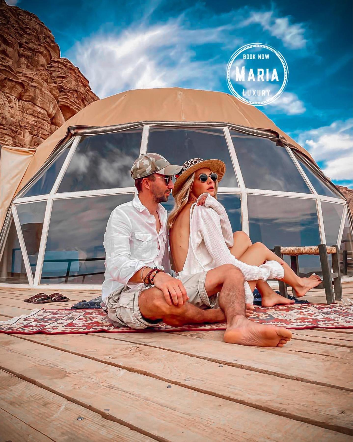 Rum Maria Luxury Camp & Bubble Rooms Wadi Rum Buitenkant foto