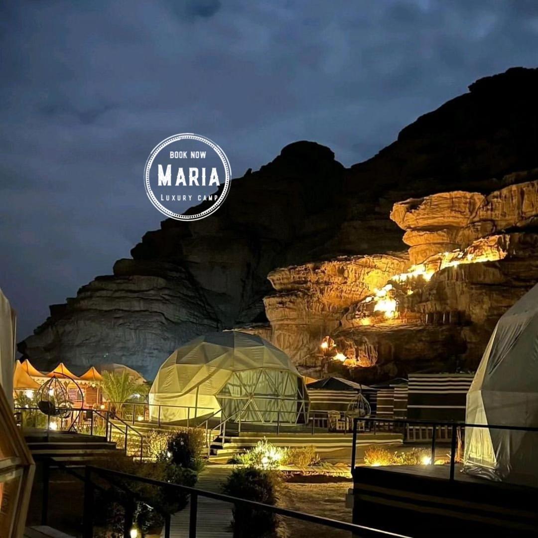 Rum Maria Luxury Camp & Bubble Rooms Wadi Rum Buitenkant foto