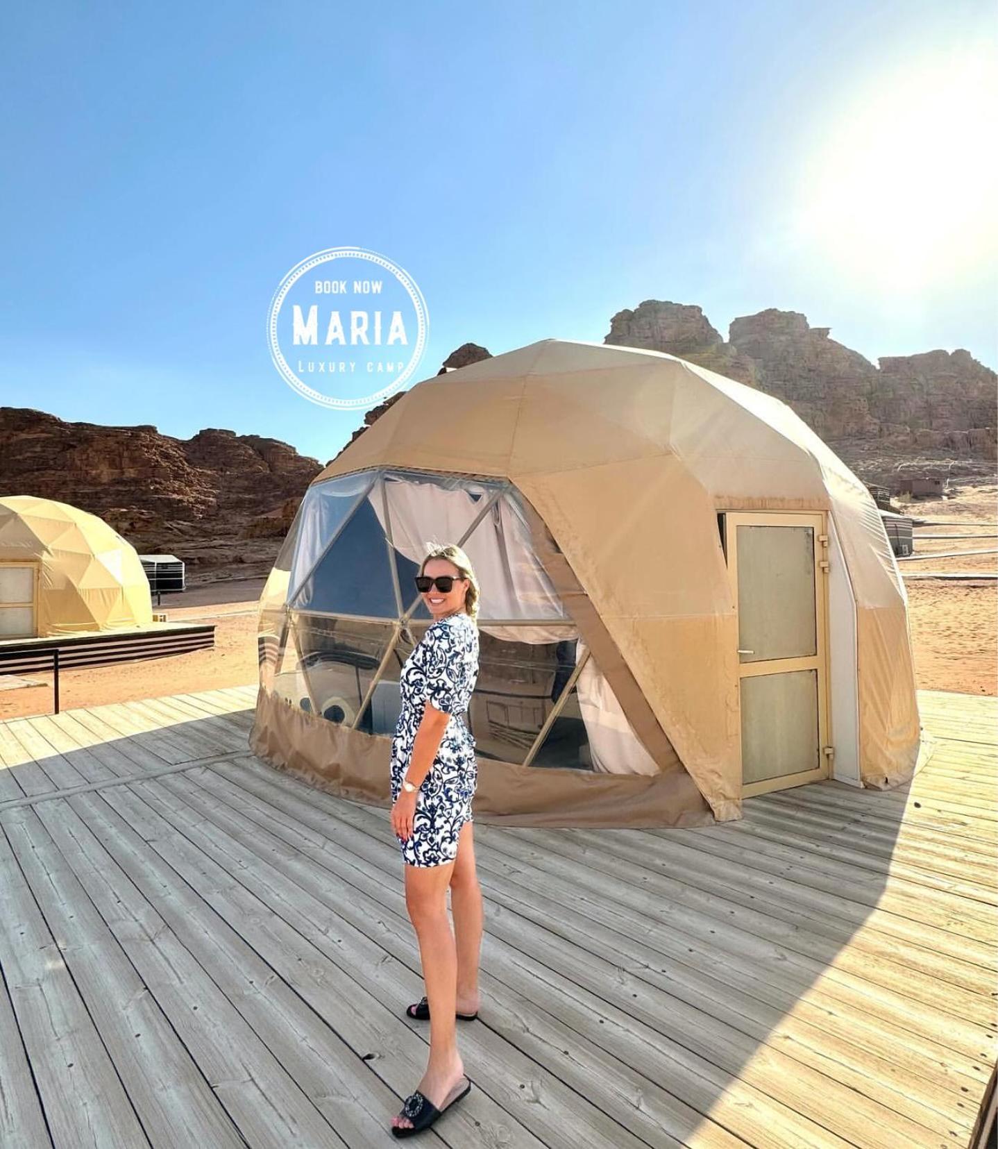 Rum Maria Luxury Camp & Bubble Rooms Wadi Rum Buitenkant foto