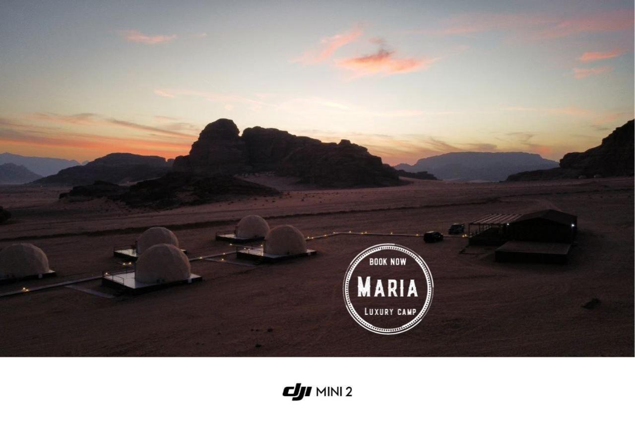 Rum Maria Luxury Camp & Bubble Rooms Wadi Rum Buitenkant foto