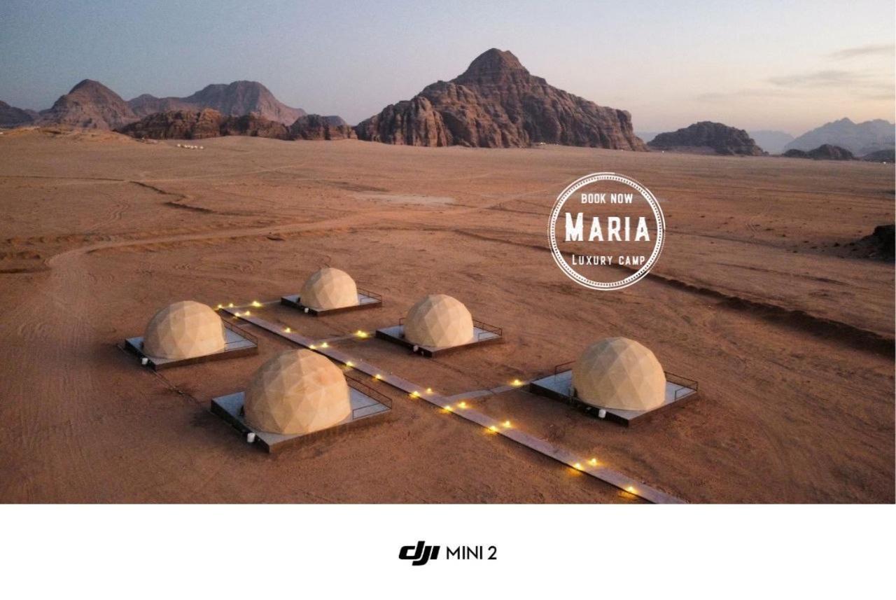 Rum Maria Luxury Camp & Bubble Rooms Wadi Rum Buitenkant foto